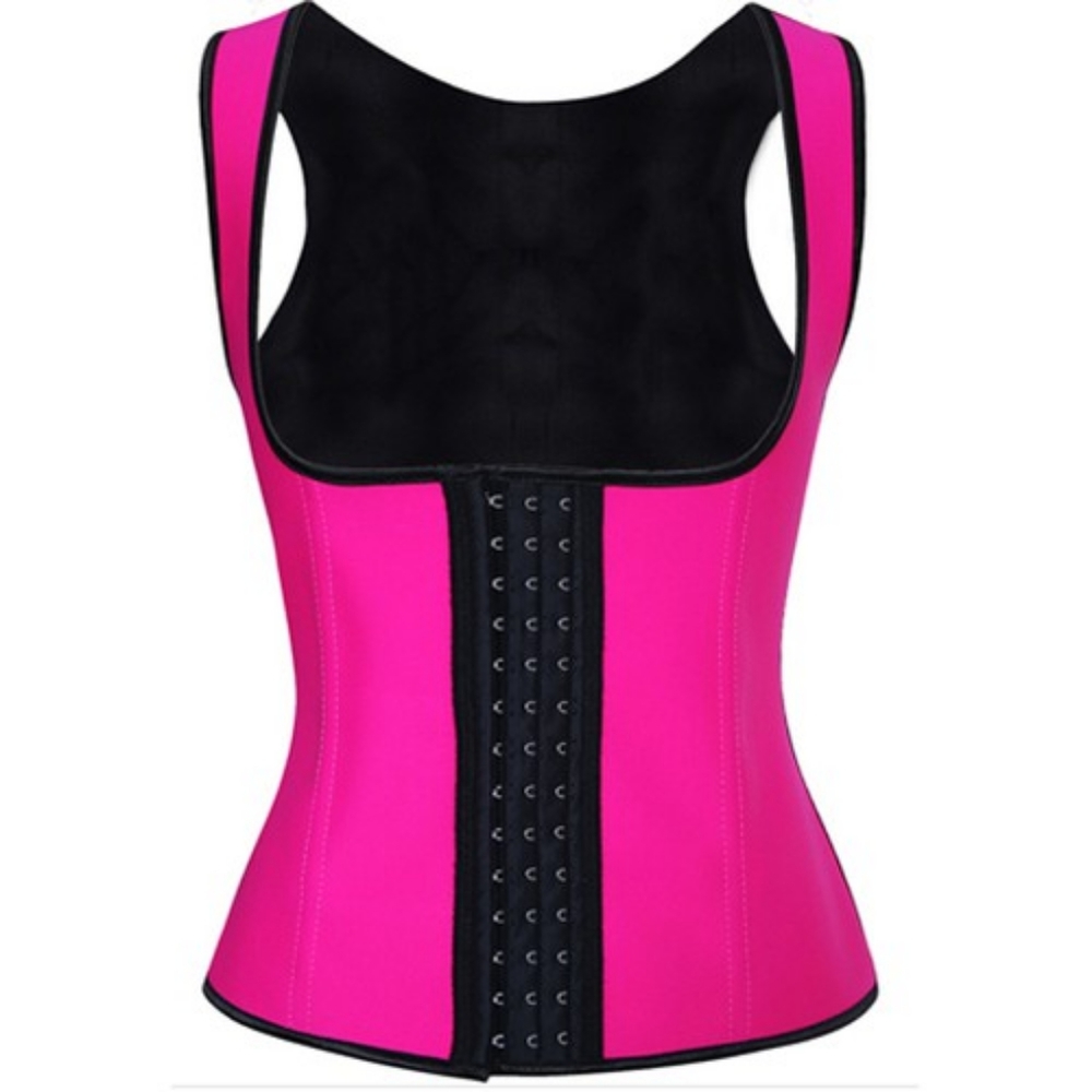 3 Hooks Vest Corset Latex Waist Trainer 100% latex - Picture 2 of 5